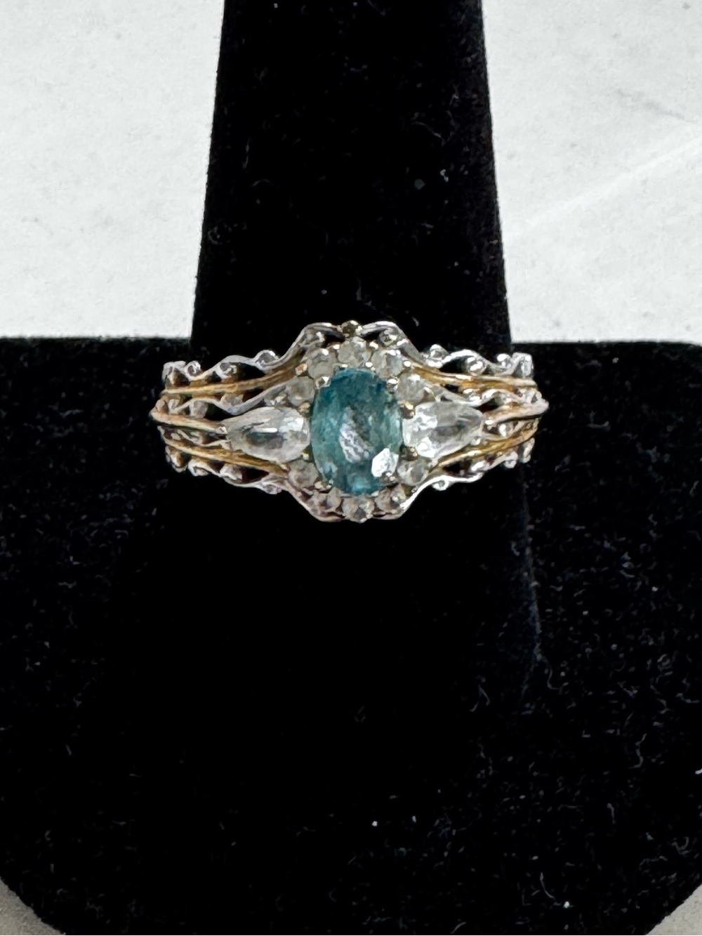 Michael Valitutti Aquamarine Ring